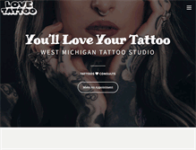 Tablet Screenshot of lovetattoo.net
